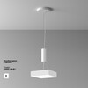 Миниатюра фото потолочный светодиодный светильник maytoni zon c032cl-36w4k-sq-w | 220svet.ru